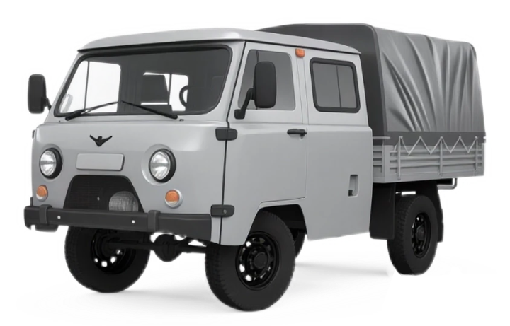 Автосалон: Uaz СГР Двухрядная кабина