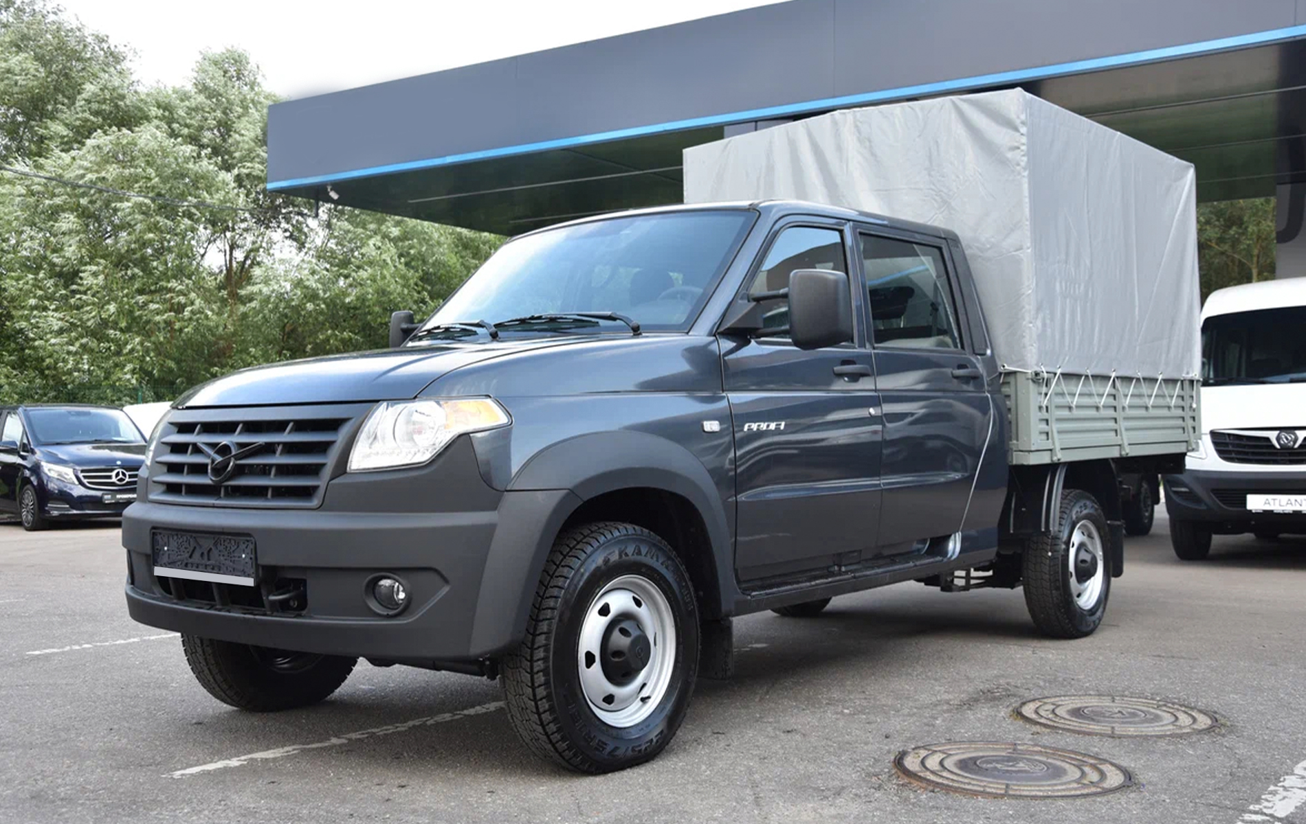 Автосалон: Uaz Профи Двухрядная кабина